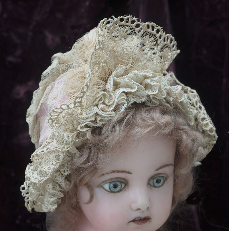 Antique French Original Hat Bonnet