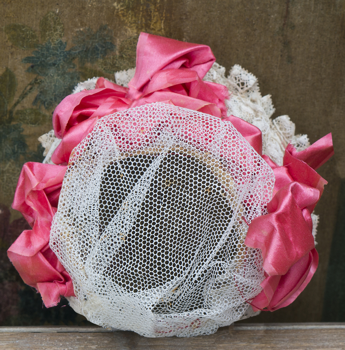 Antique doll bonnet