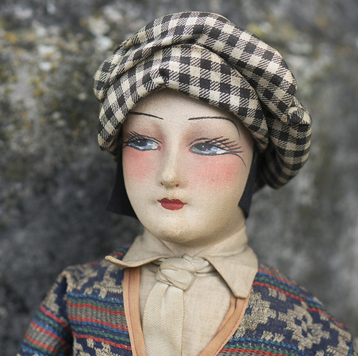 French Salon Boudoir Golfer Doll