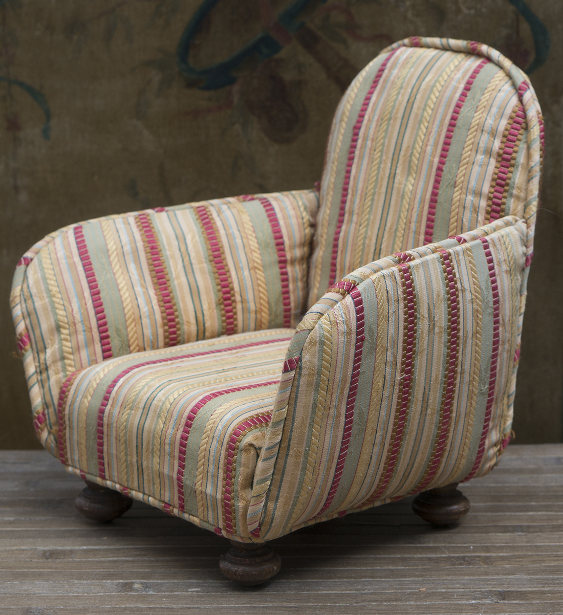 Antique doll armchair