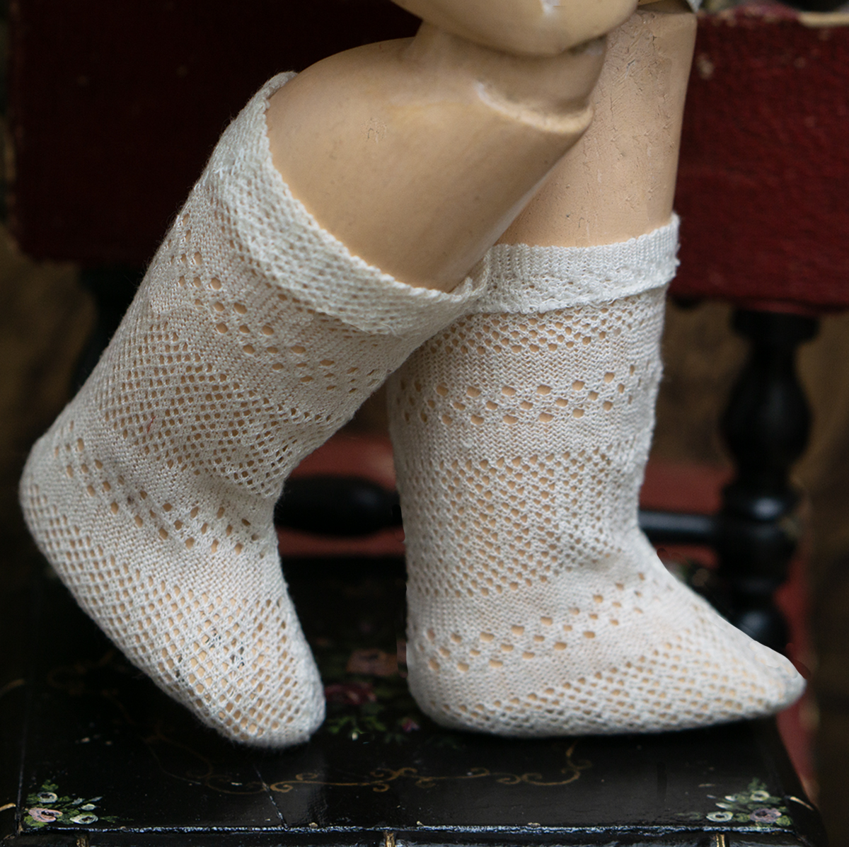 Antique Jumeau socks