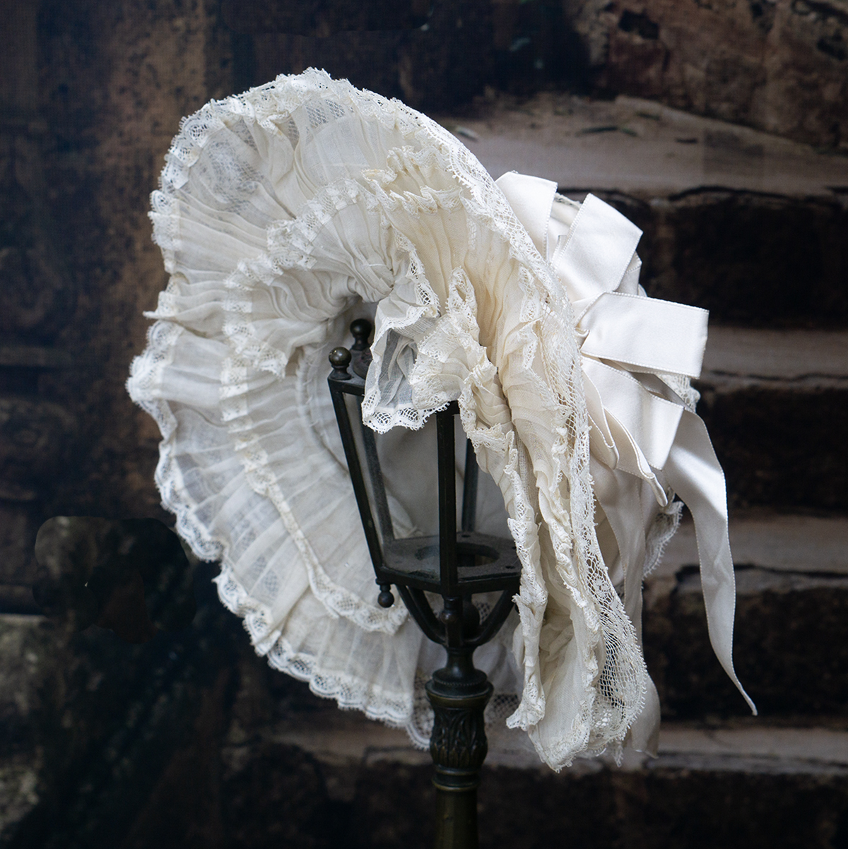 Antique Original doll bonnet