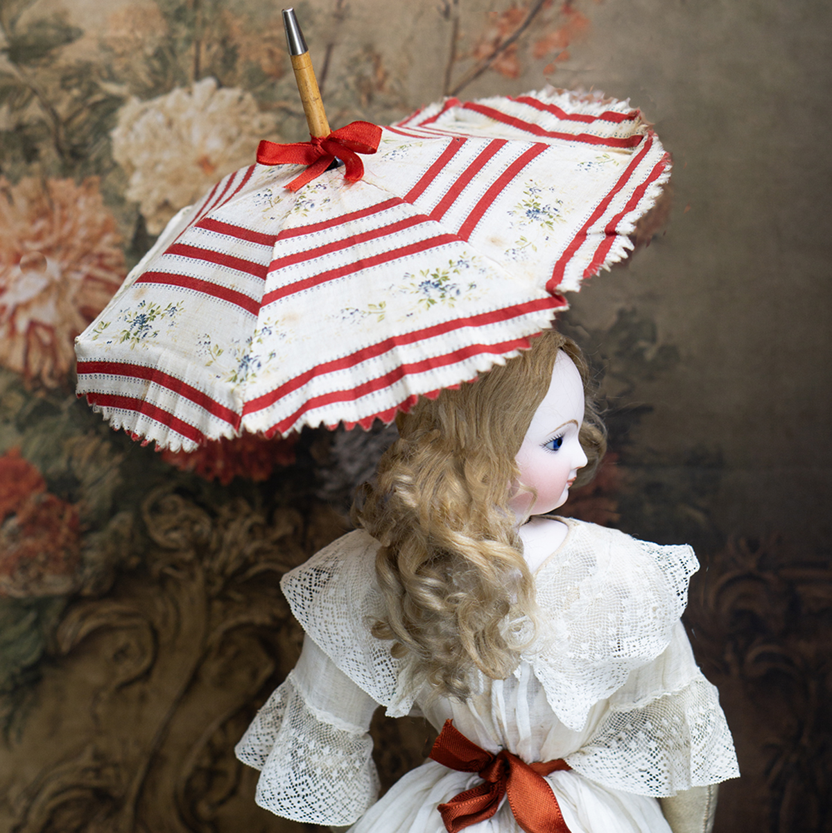 Antique doll parasol