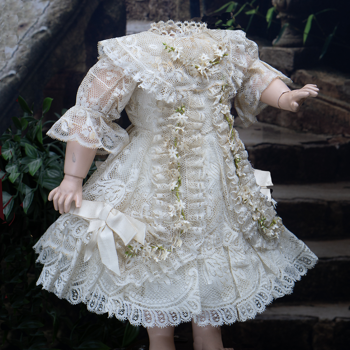 Antique lace dress