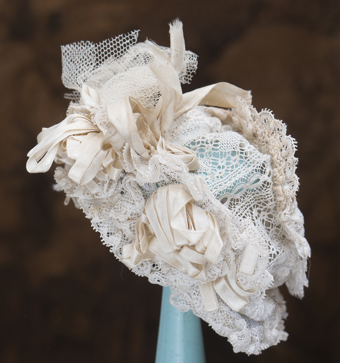 Antique doll bonnet
