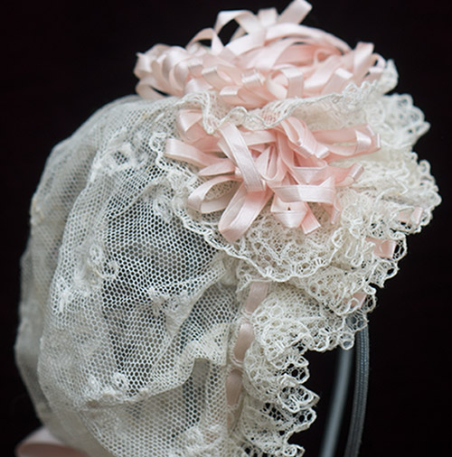 Antique Original Bonnet for doll 2
