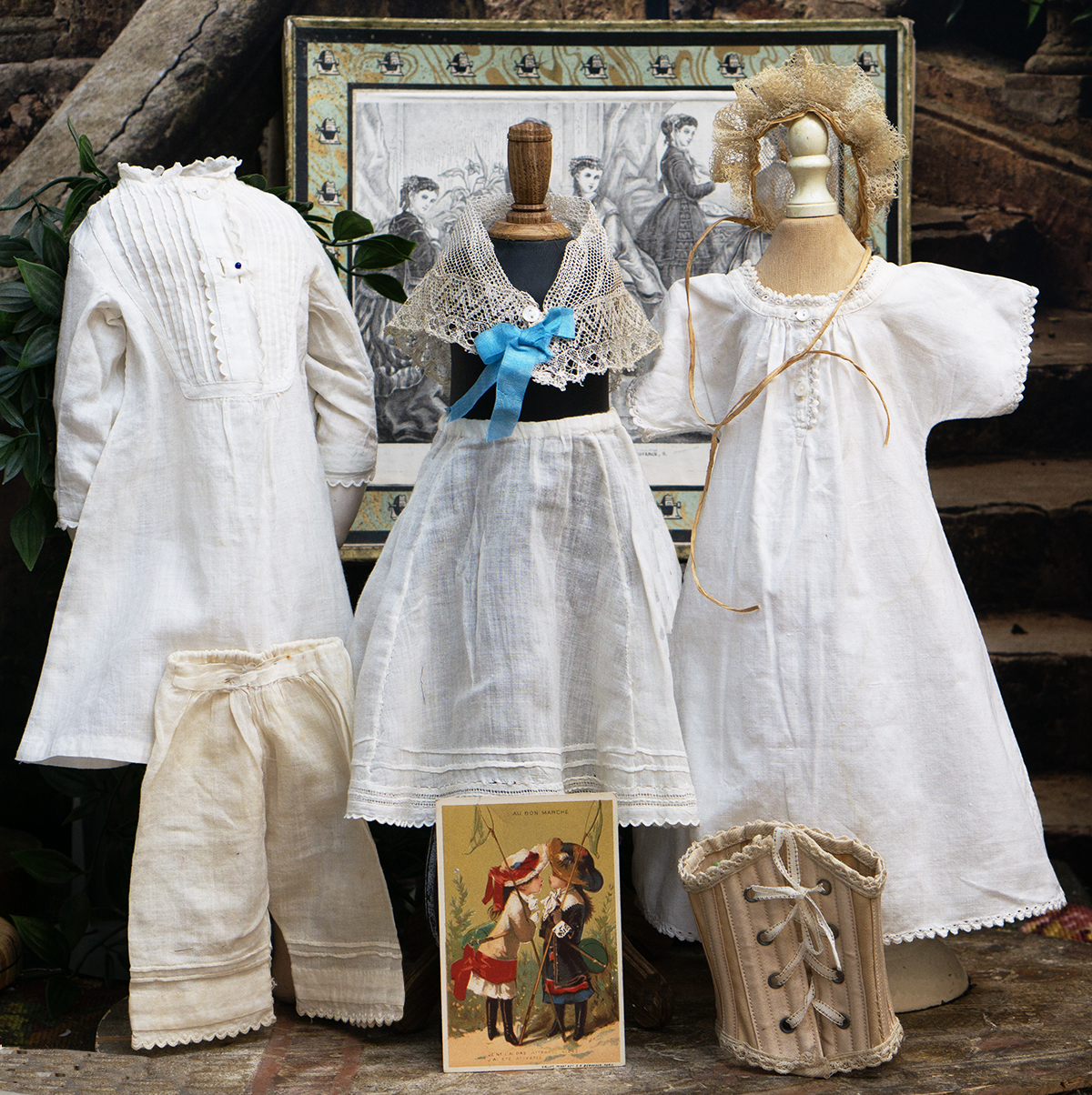 Antique underwear set