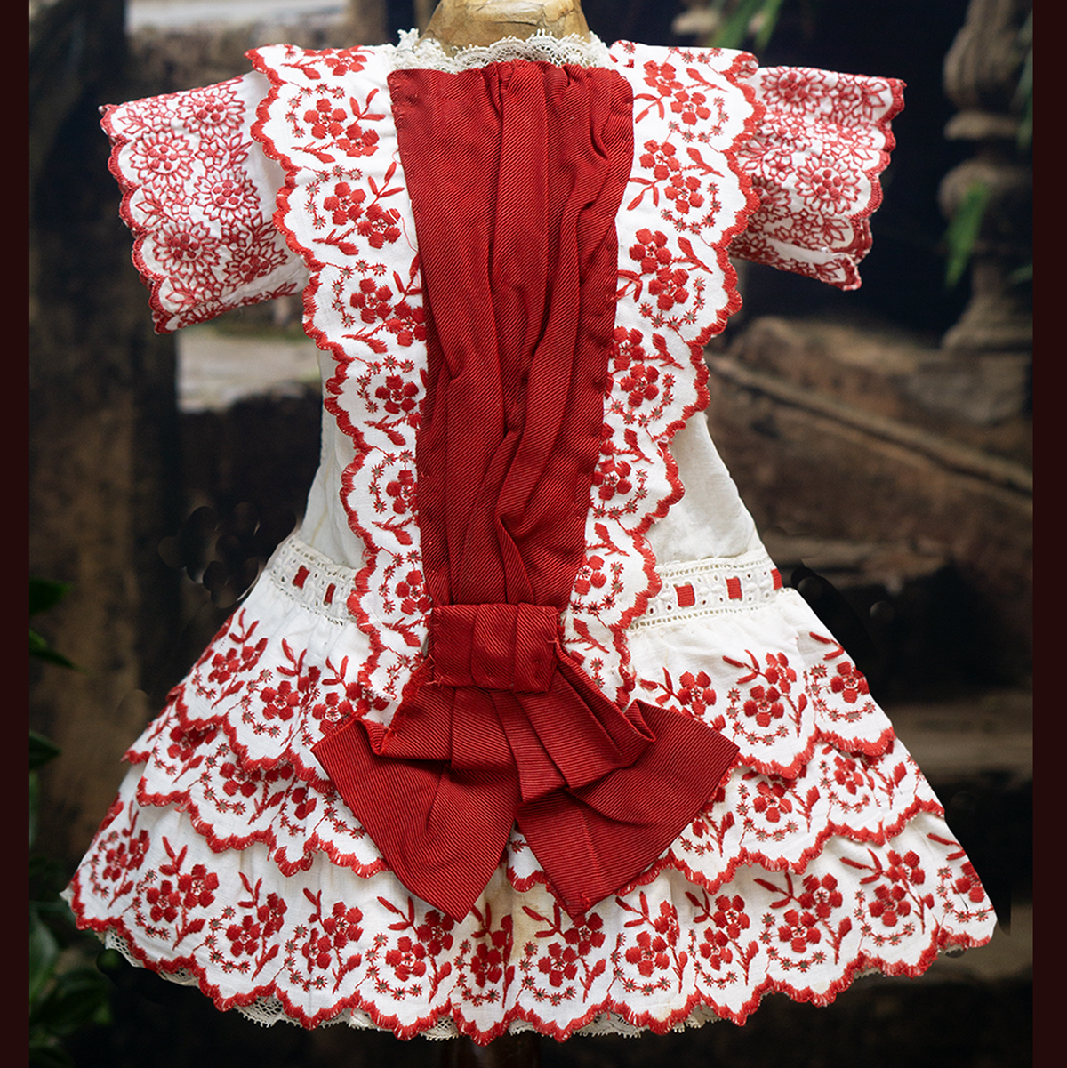 Antique doll dress