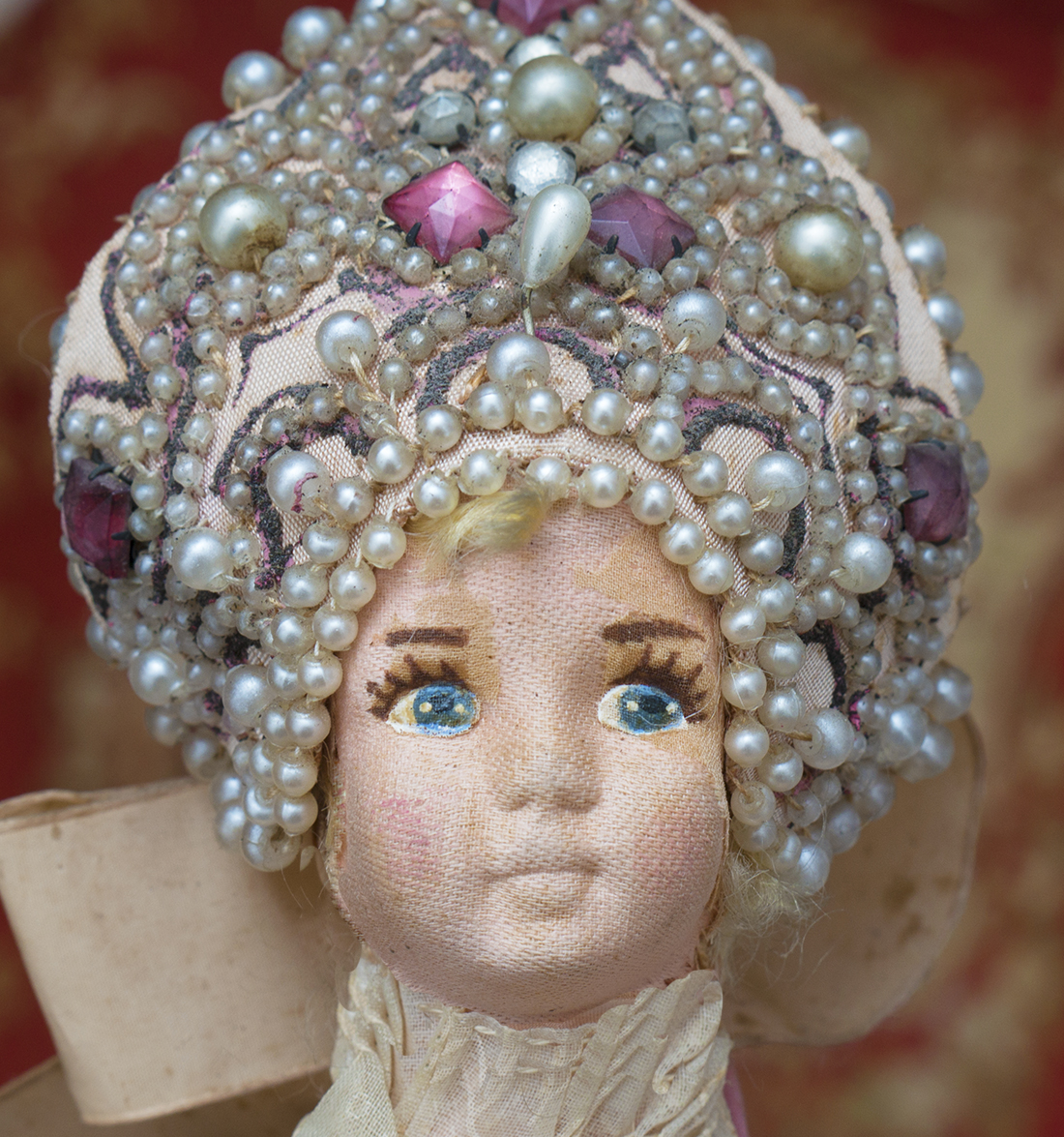 Antique Cloth Russian doll