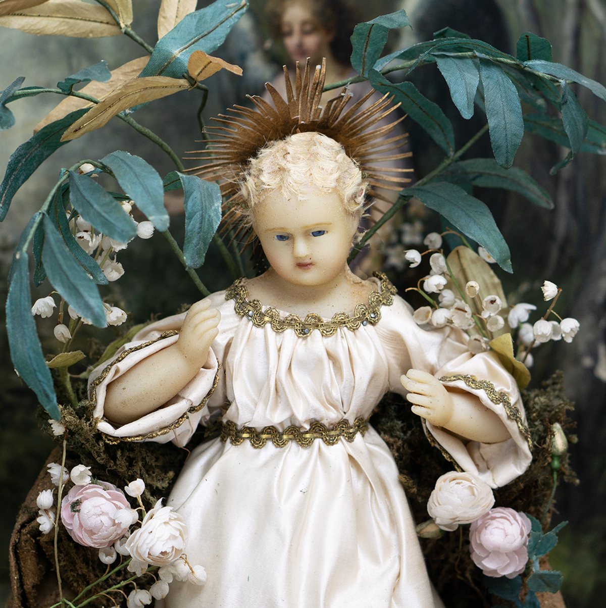 Victorian Wax  Jesus baby