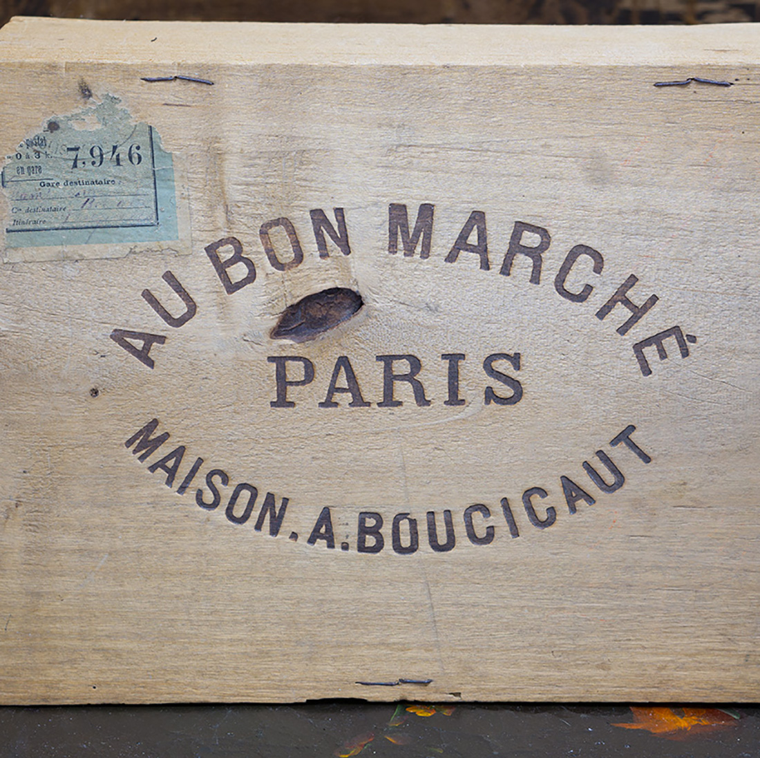 Antique Wooden Toy Box