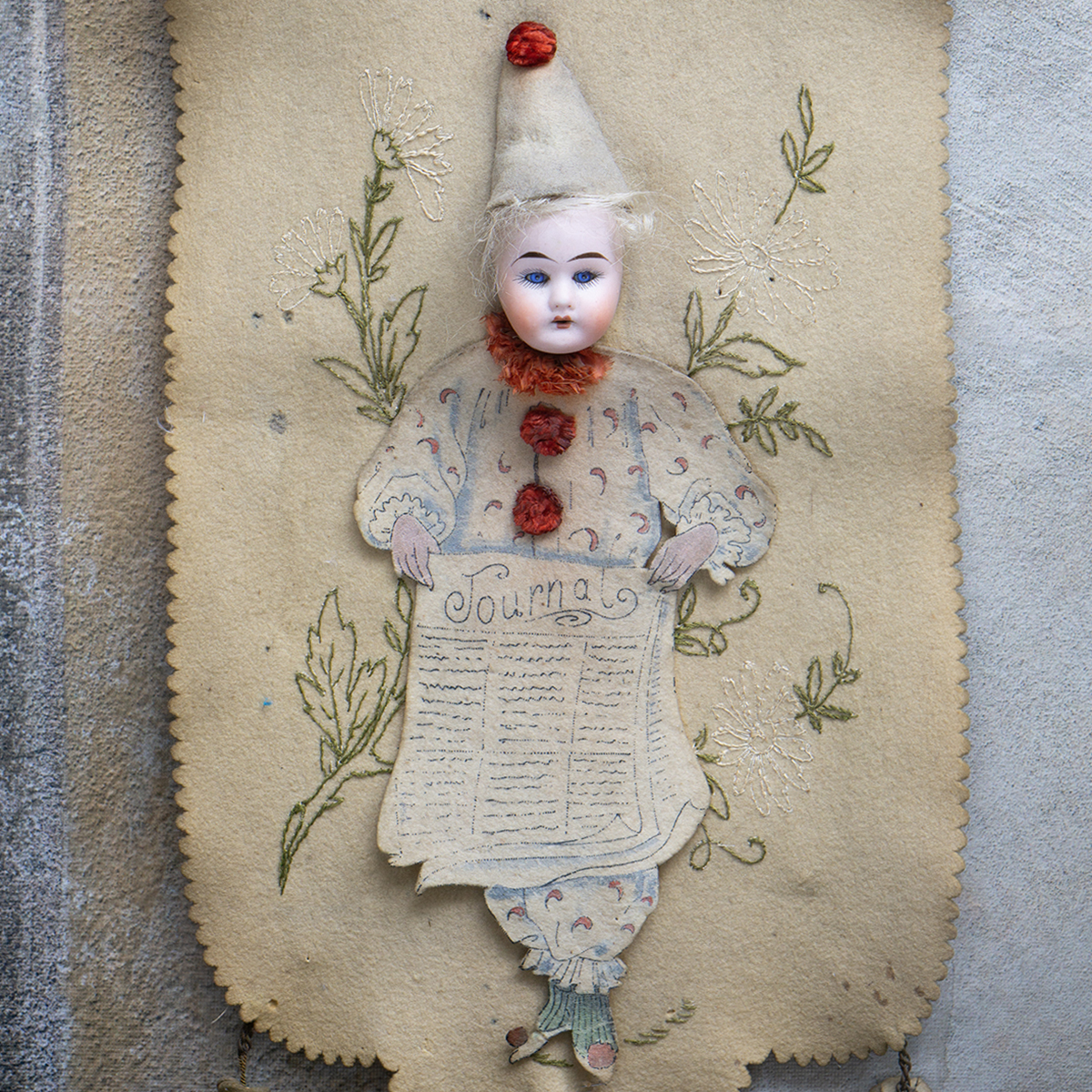 Wall Panel with doll head