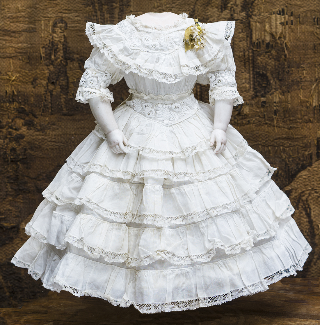 Antique dioll dress