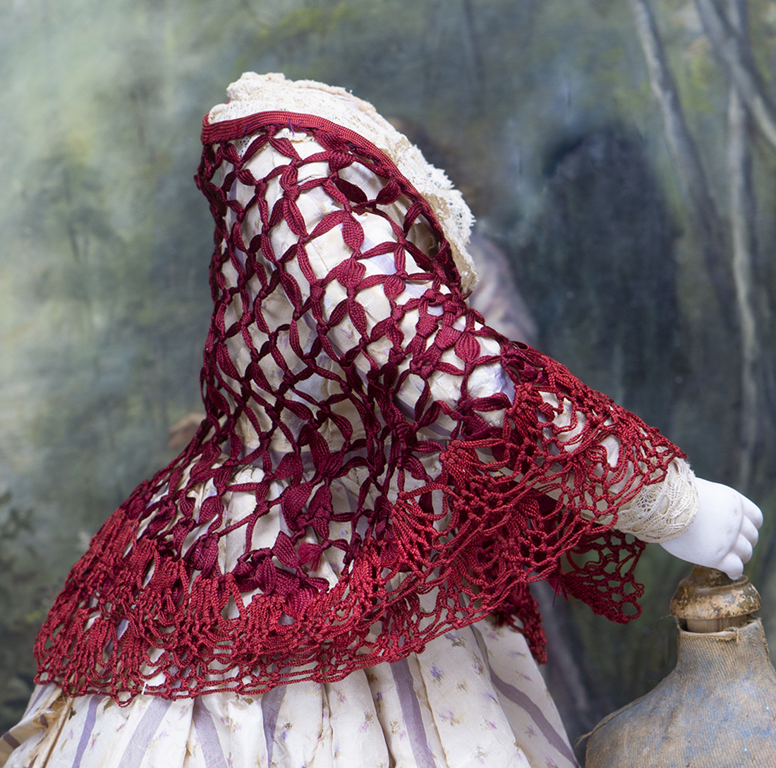 Antique silk shawl