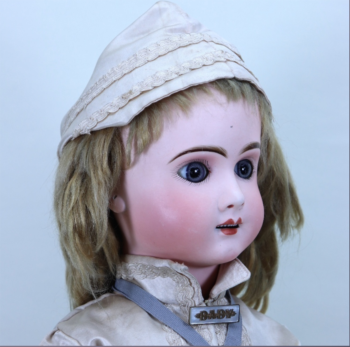 Verdier and Gutmacher bisque head Bebe doll