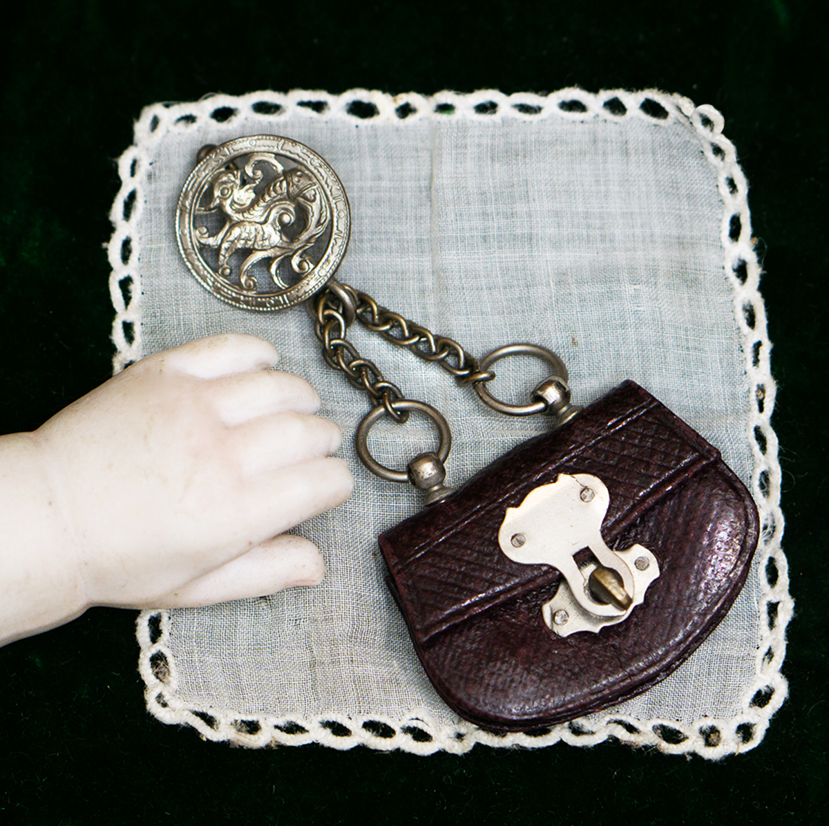 antique sac for fashion doll