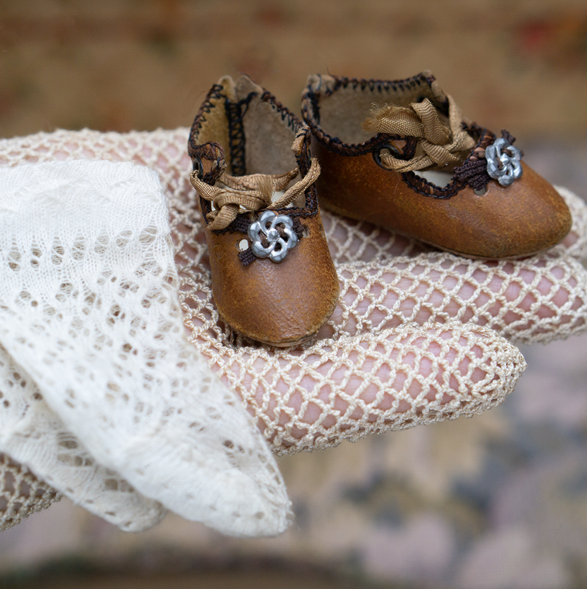 Antique shoes and socks