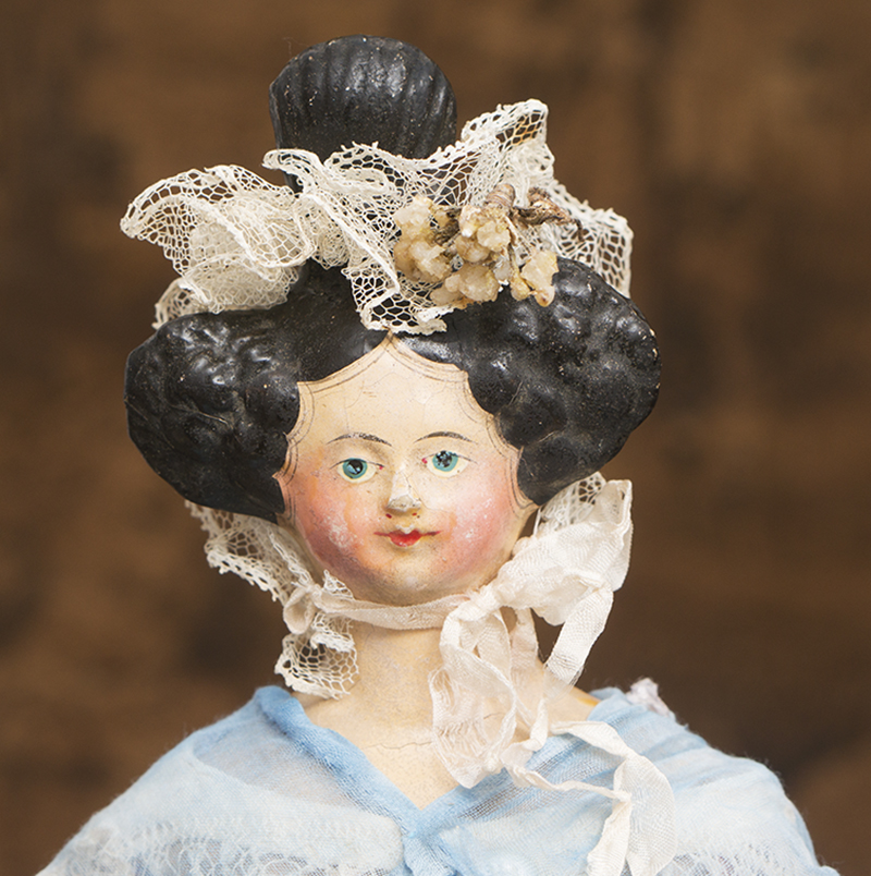 German Papier Mache Lady