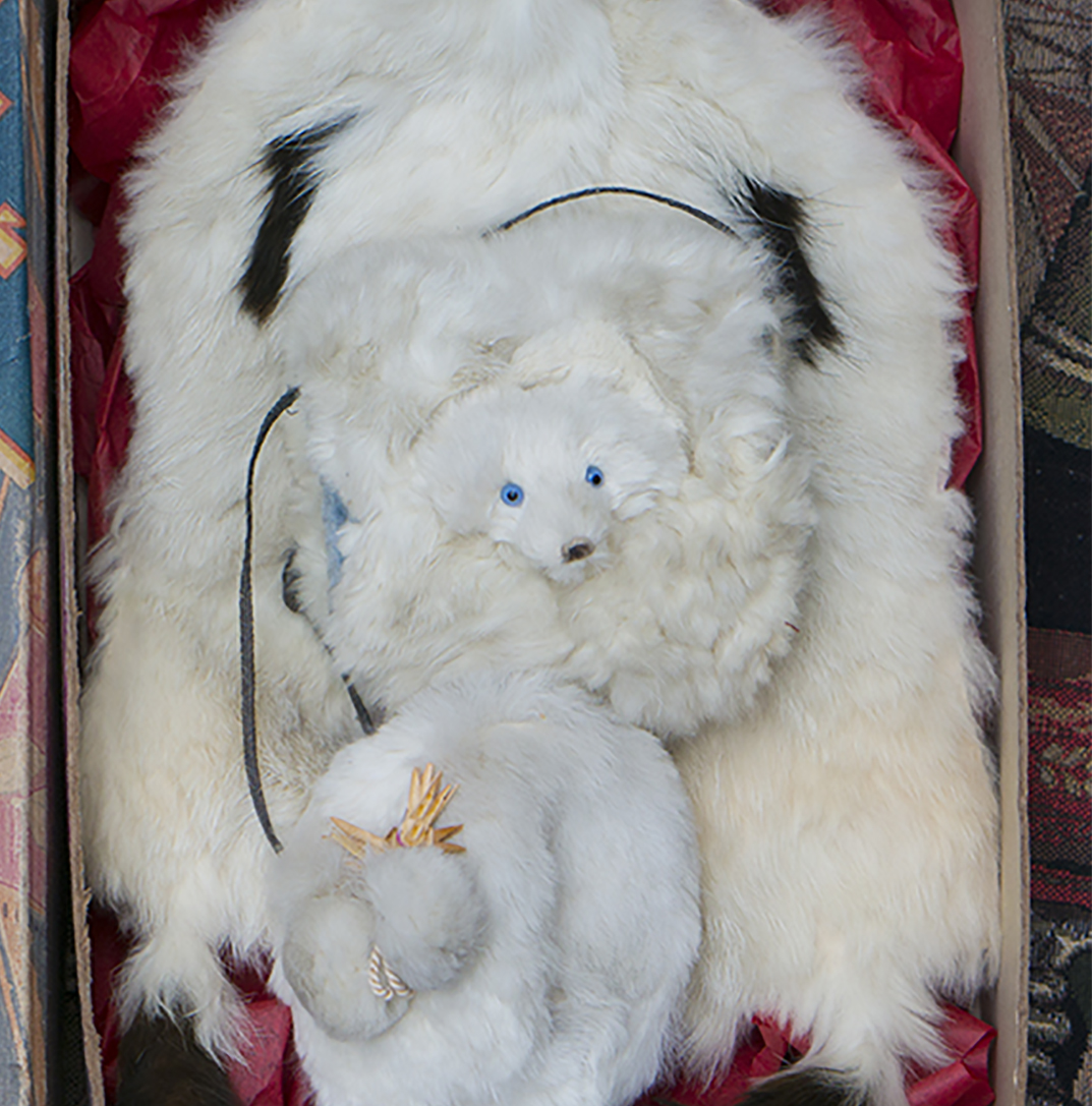 Antique Muff, hat and collar