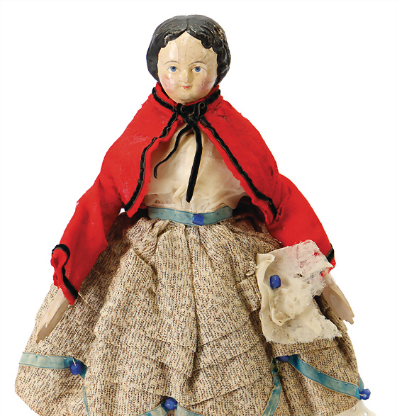 Pregreiner papier mache doll