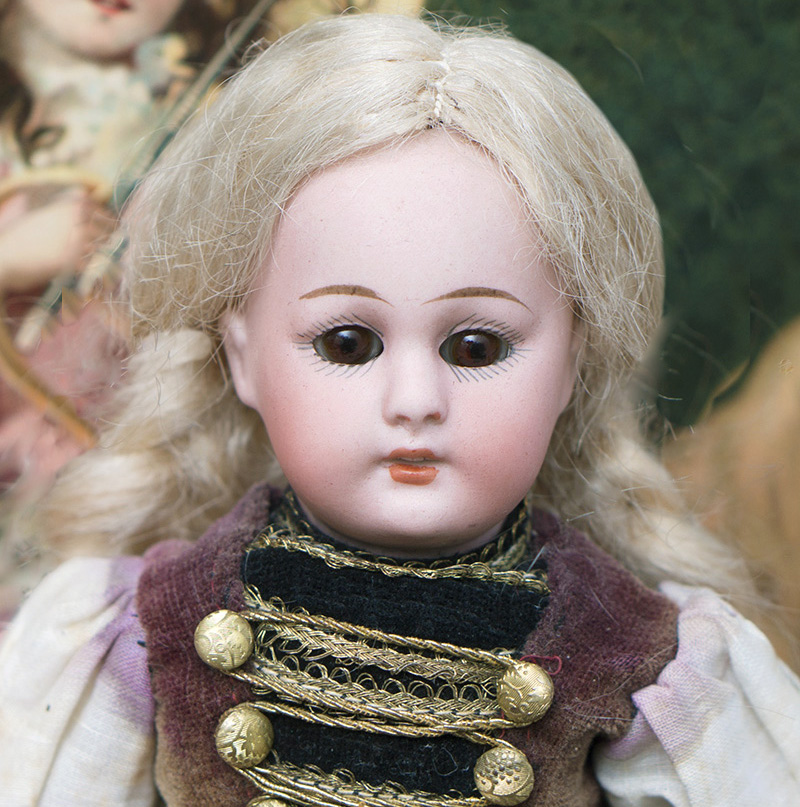 German Bisque Child Doll S&H