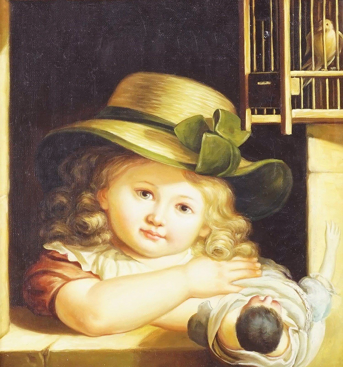 Child with doll