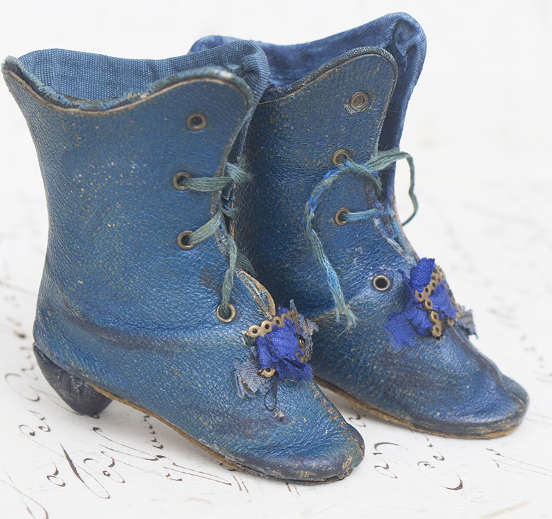 Blue fashion boots
