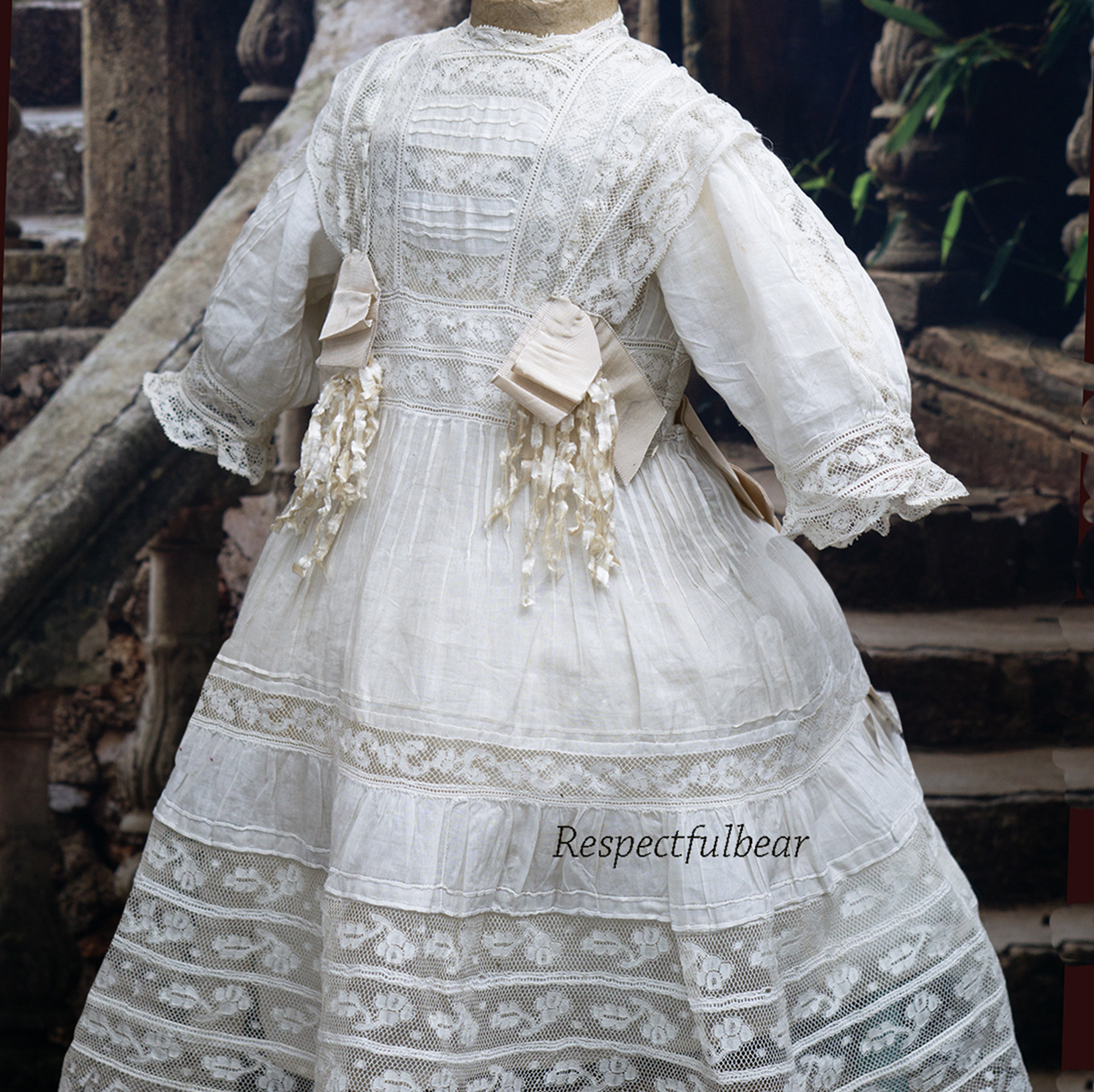 Antique doll dress