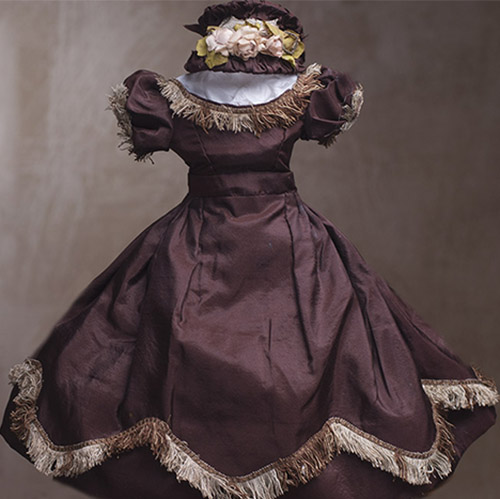 Huret style dress + bonnet