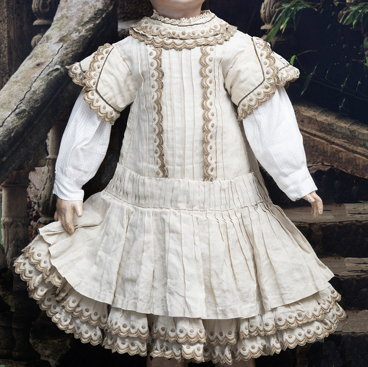 Antique doll dress