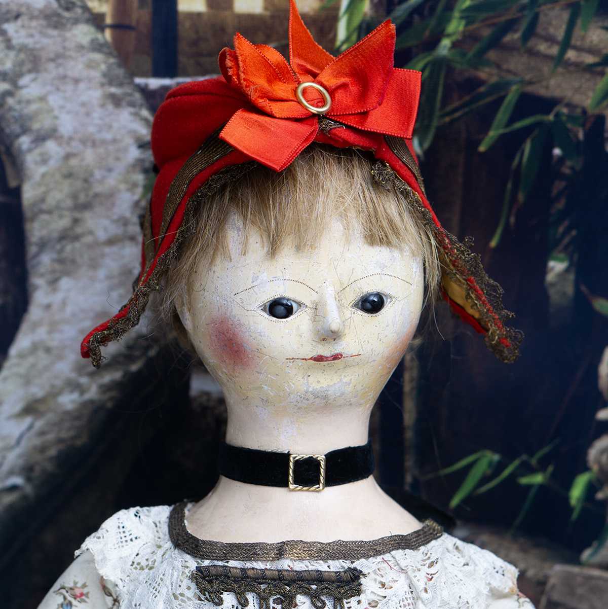 27in Wooden doll
