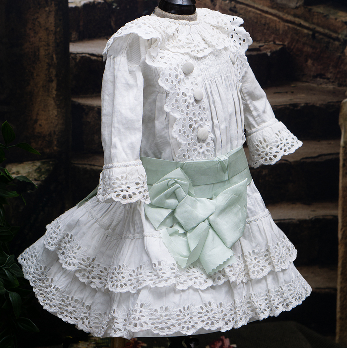 Antique Original Dress for doll 18-19in