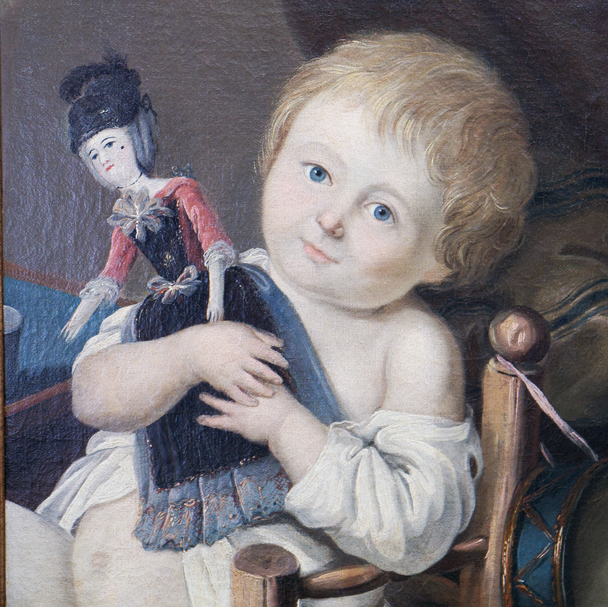 Antique French Oil Painting