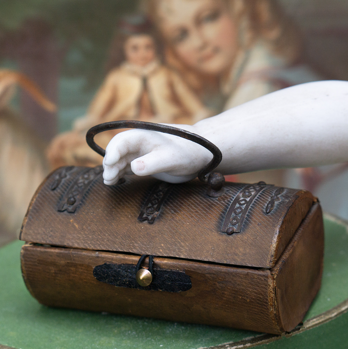 Antique doll bag, c.1875