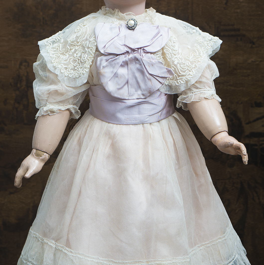 Antique Original dress for doll 25-26in