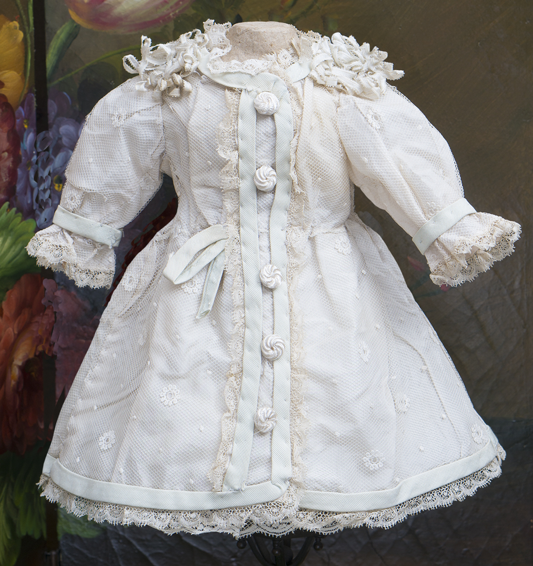 Antique dress for doll 15-16 in