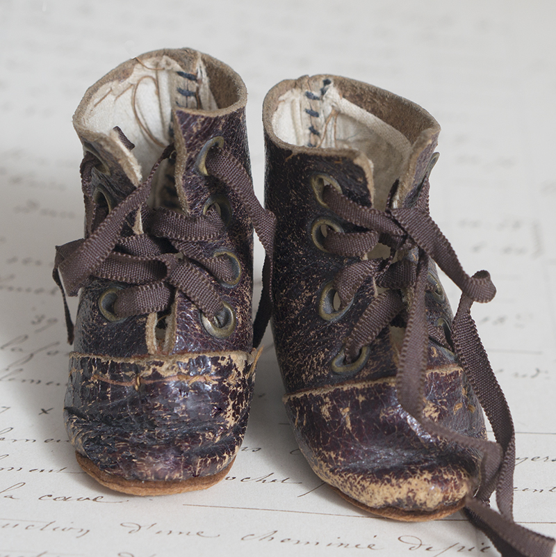 Antique doll shoes