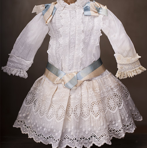 Antique White Lace Dress