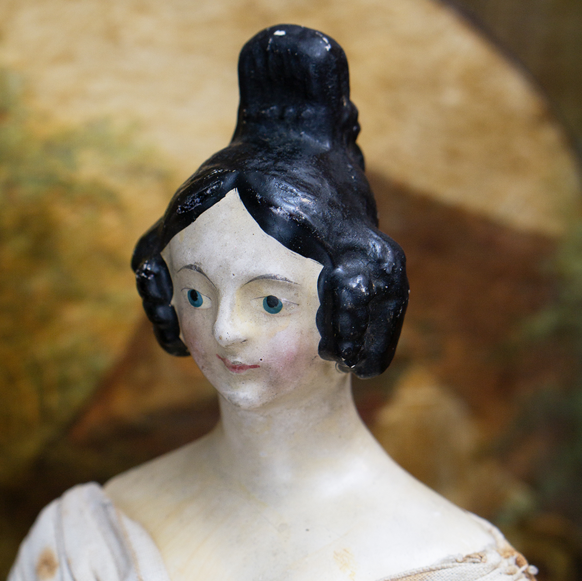 German Papier Mache Lady