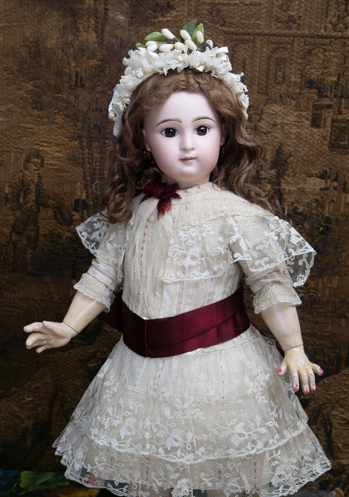 53 cм Редкая французская кукла  PARIS BEBE от DANEL & CIE / JUMEAU 
