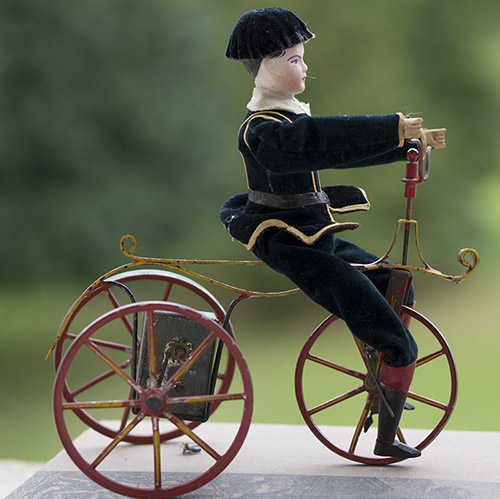 Boy on Three-wheeled Velocipede