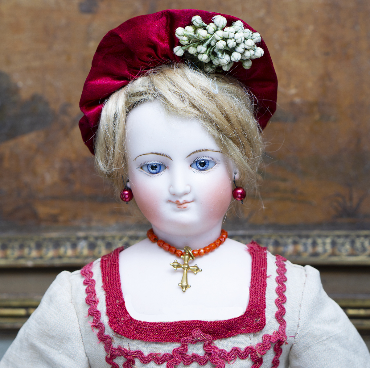 42см Модная кукла Smiling Bru в оригинальном костюме