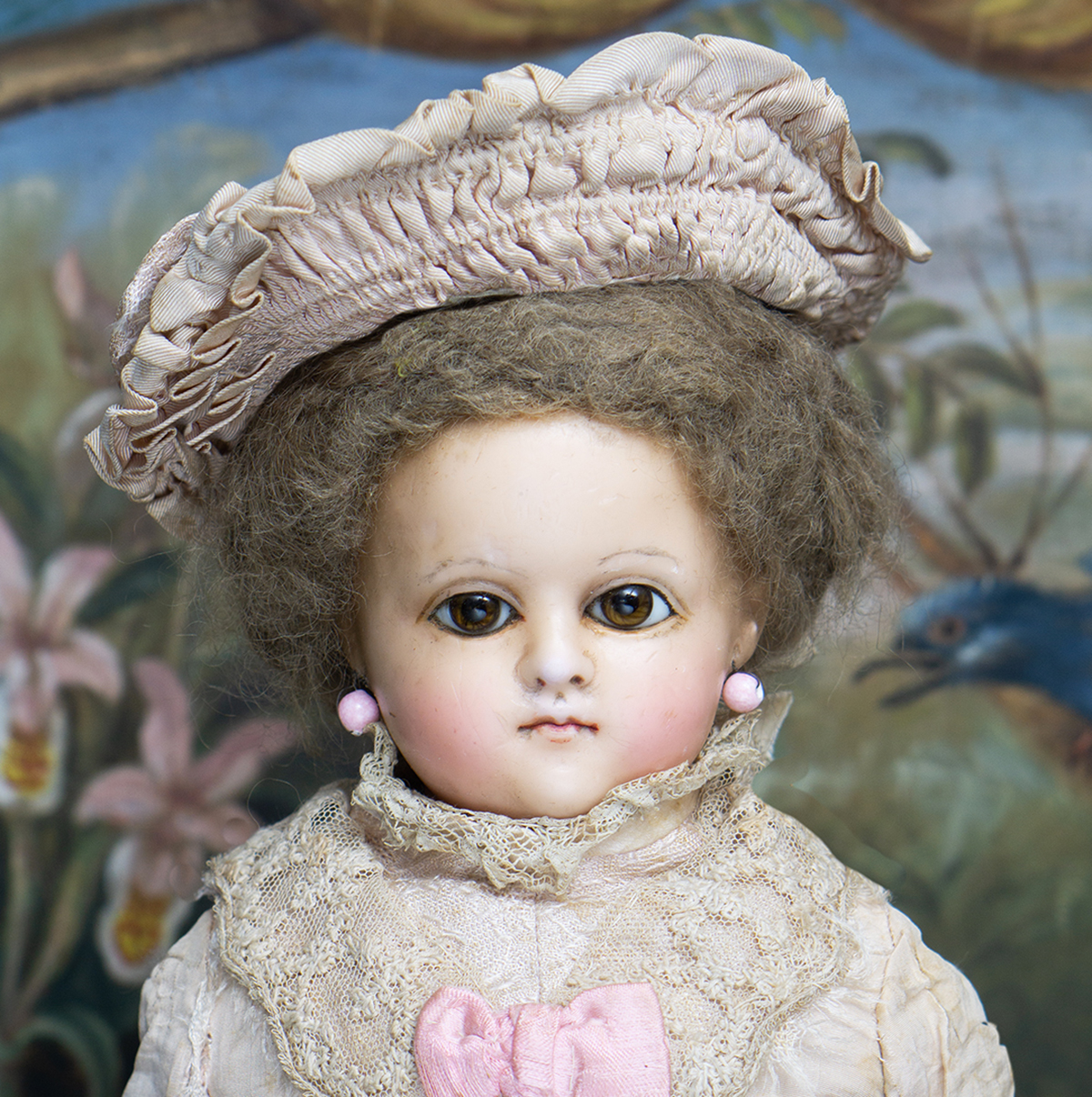 Early Wax doll by Dressel