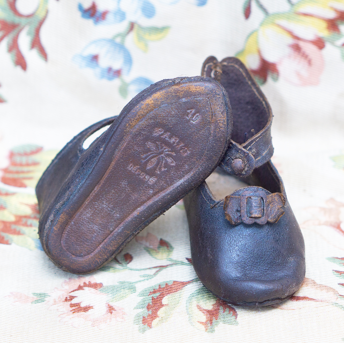 Antique Jumeau shoes