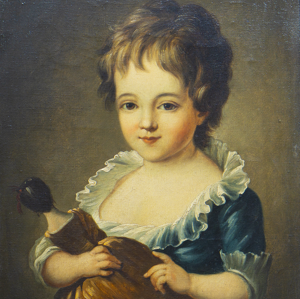Portrait Girl with her doll