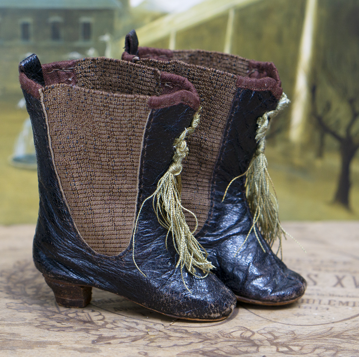 Antique Russian Huret style boots