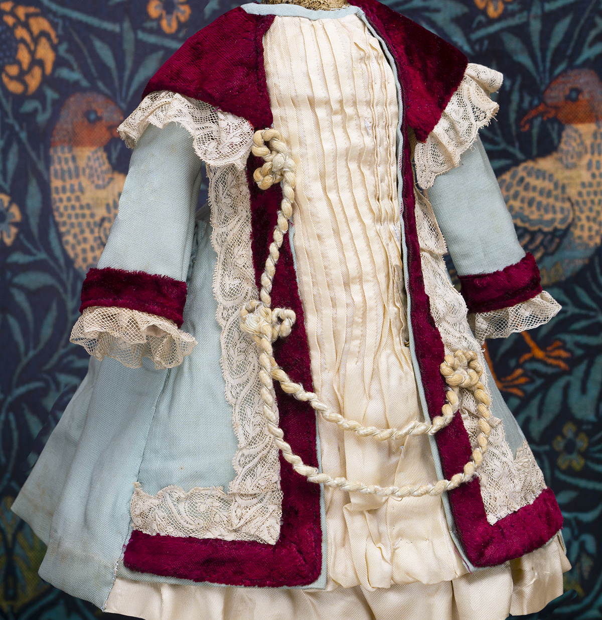 Antique  dress for doll 17-18in