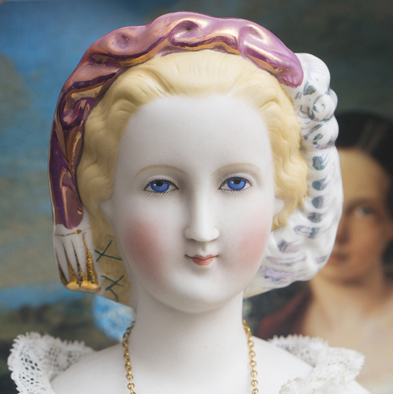 Large Portrait DOLL OF EMPRESS EUGENIE