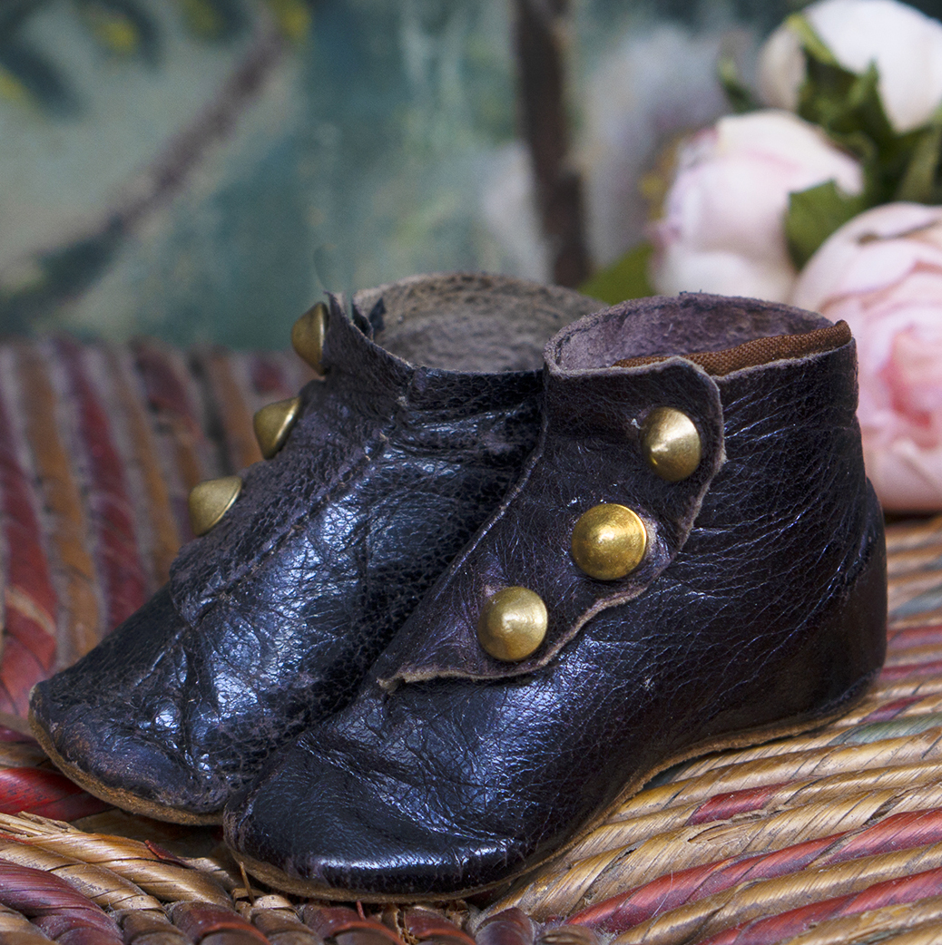 Antique leather shoes