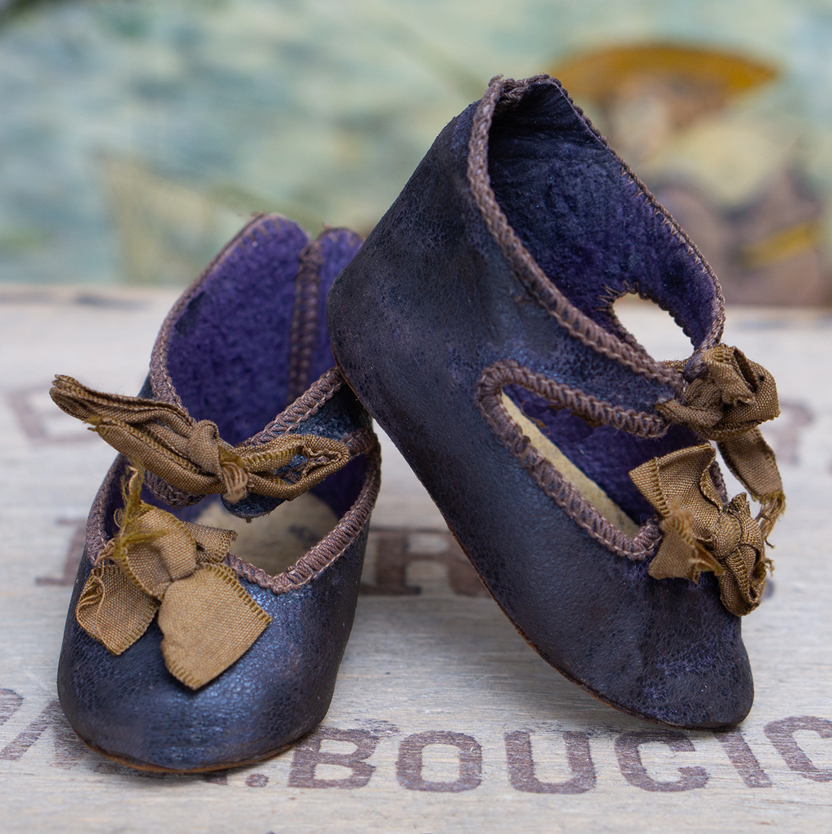 Antique Jumeau shoes 